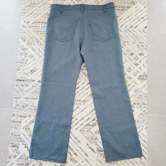 VTG Levi's Sta-Prest Big E Pants Mens 1960's Trousers Retro Slacks Bootcut 38X31 - Picture 2 of 13